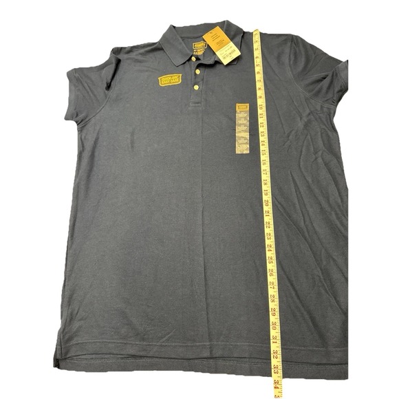 Foundry Supply Co Polo Shirt Mens XLT Navy Blue Short Sleeve Pocket - Picture 4 of 6